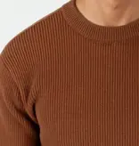 Ciszere Eddie Knitted Crew Neck Knit Burned Orange