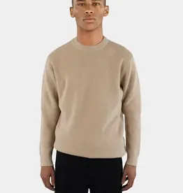 Ciszere Eddie Knitted Crew Neck Knit Sand