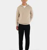 Ciszere Reuben Knitted Half Zip Knit Sand