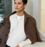 Ciszere Caleb Half ZIp Knit Beige