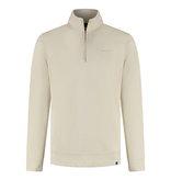 Vanner Tisso Halfzip Sweat Ancient Scroll Beige