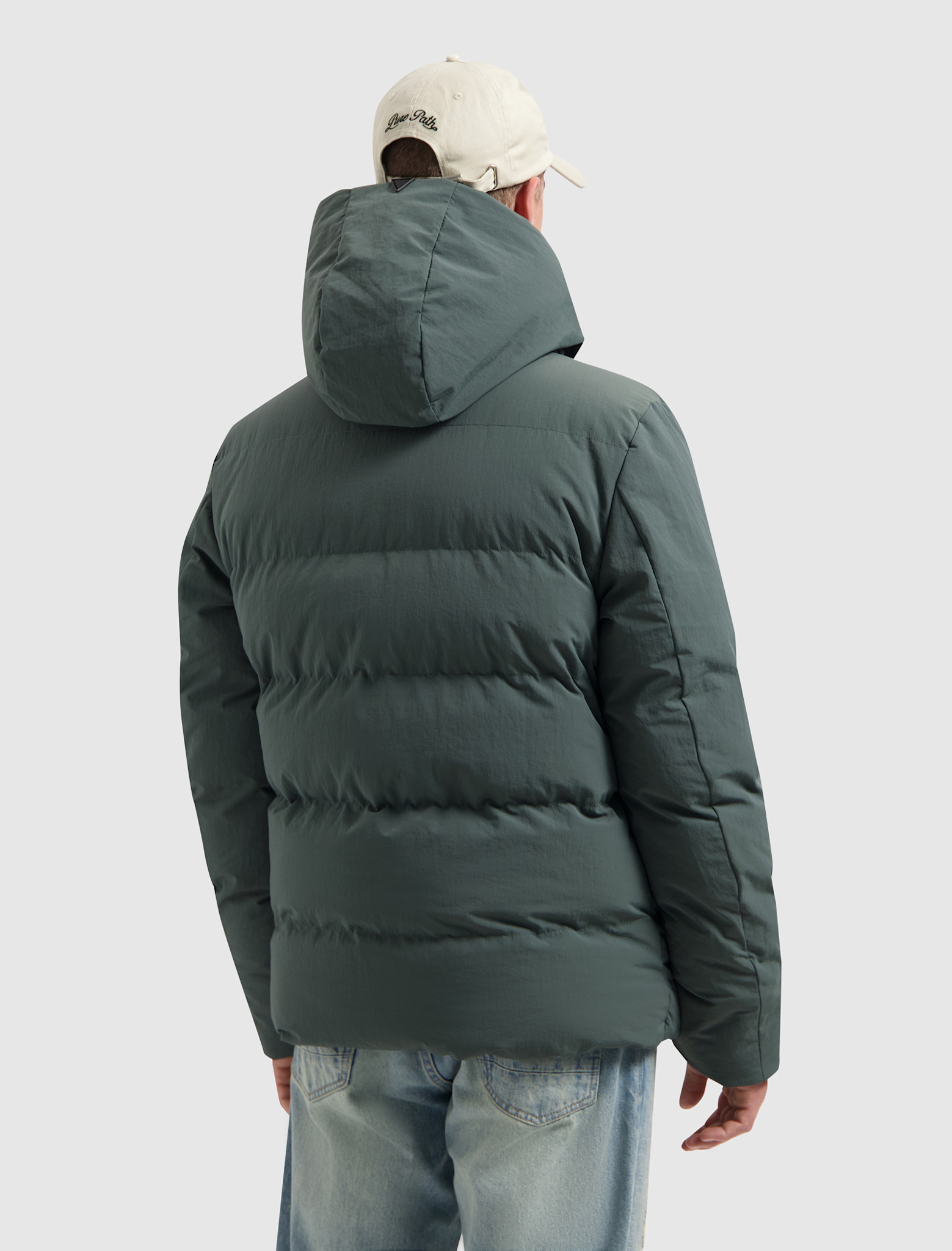 Pure Path 25030401 Puffer Jacket Dark Green