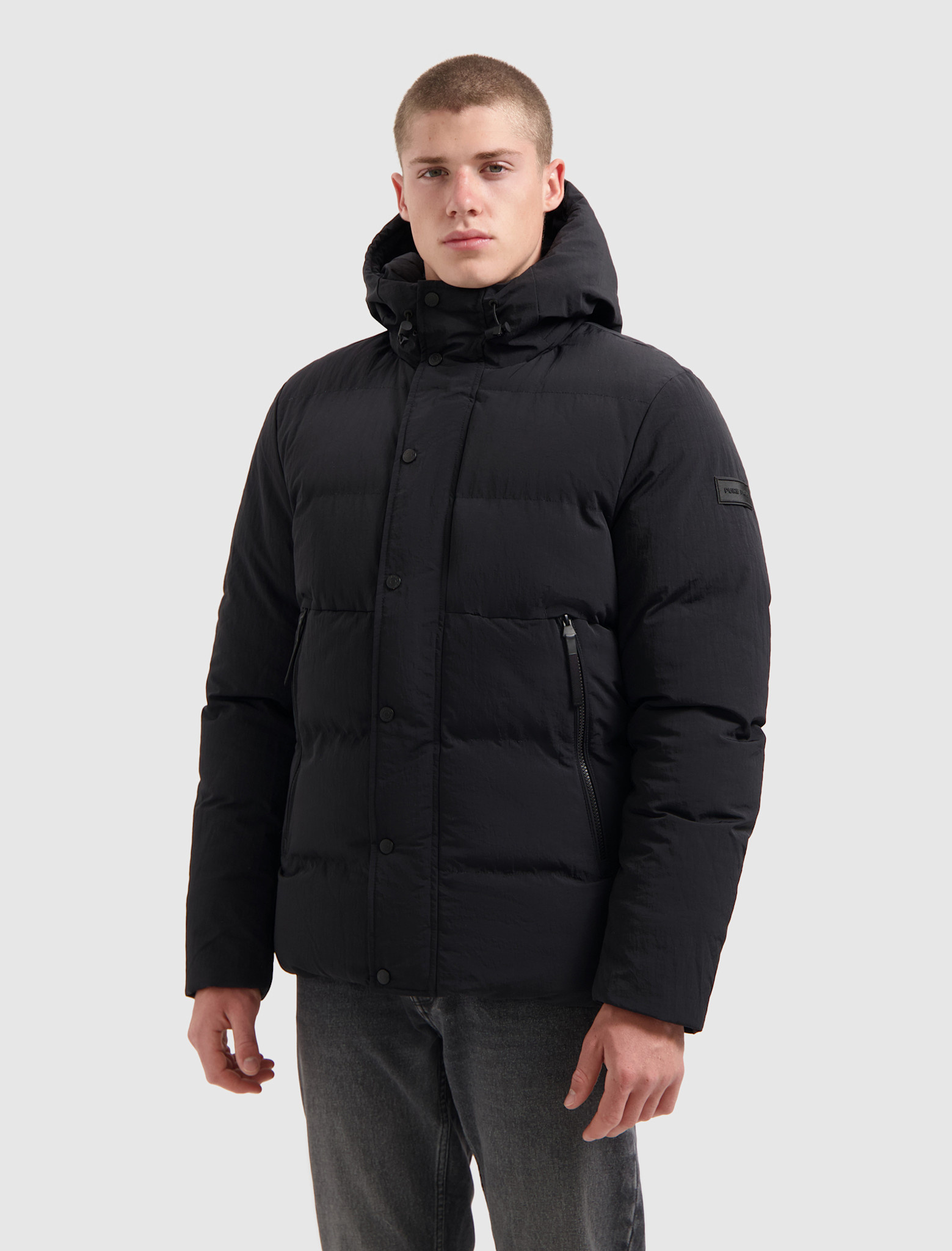 Pure Path 25030401 Puffer Jacket Black