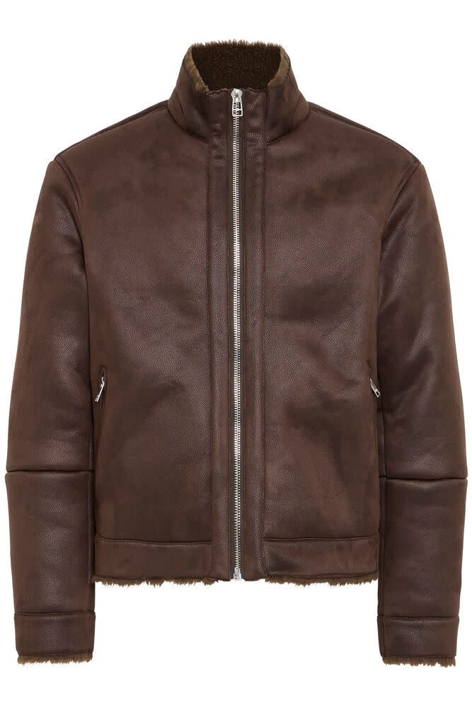 Casual Friday 20506079 Macksen Teddy Jacket Brown