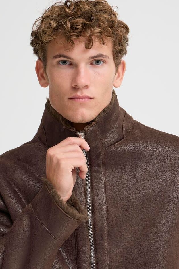 Casual Friday 20506079 Macksen Teddy Jacket Brown