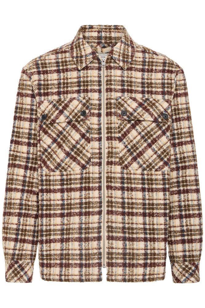 Solid 21110016 Slade Checked Jacket Brown