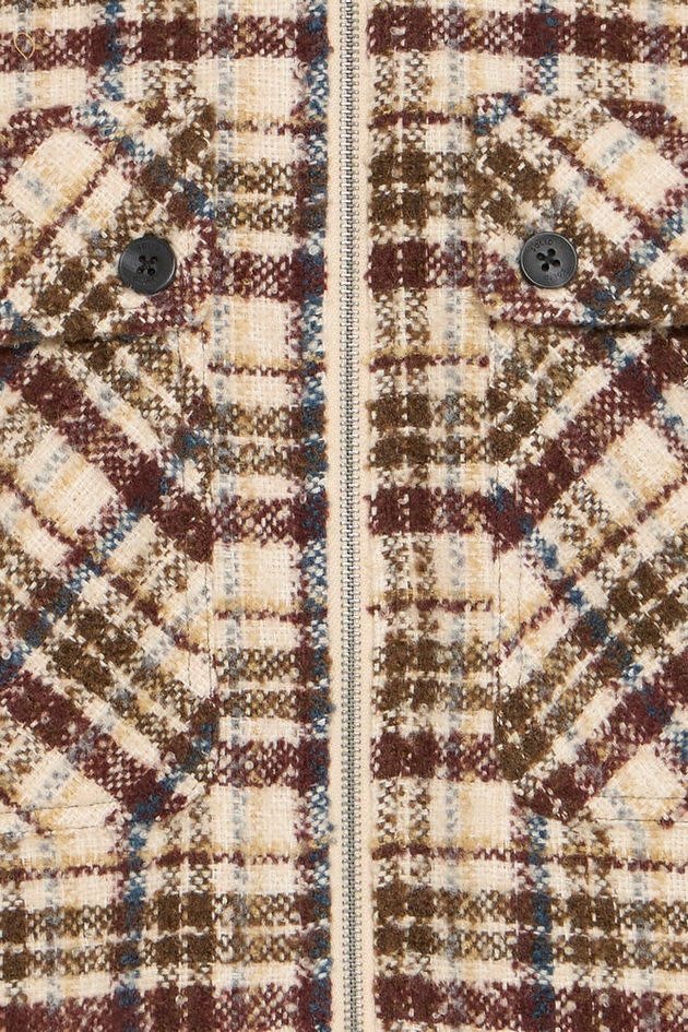 Solid 21110016 Slade Checked Jacket Brown