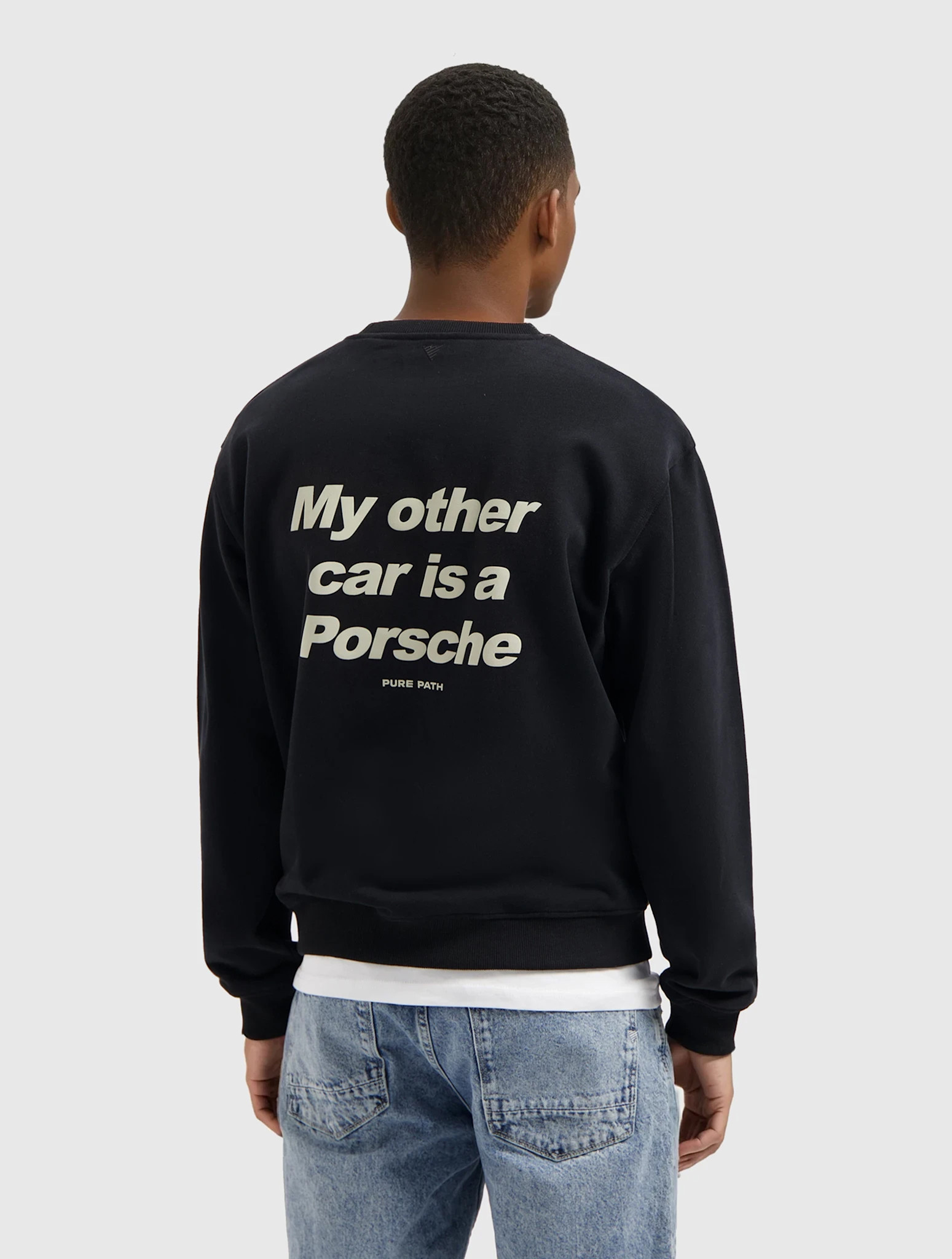 Pure Path 25030309 My Other Car Sweater Black