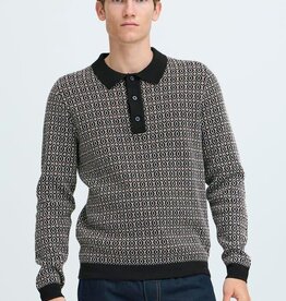 Casual Friday 20506036 Wik Jacquard Knit Black Beauty