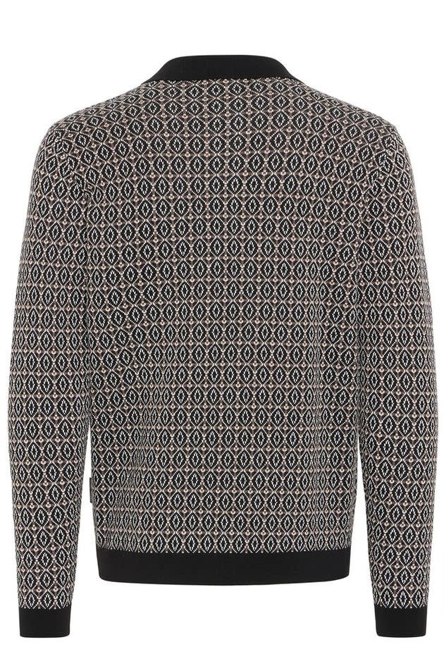 Casual Friday 20506036 Wik Jacquard Knit Black Beauty