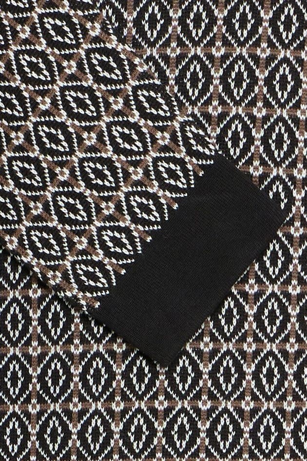 Casual Friday 20506036 Wik Jacquard Knit Black Beauty