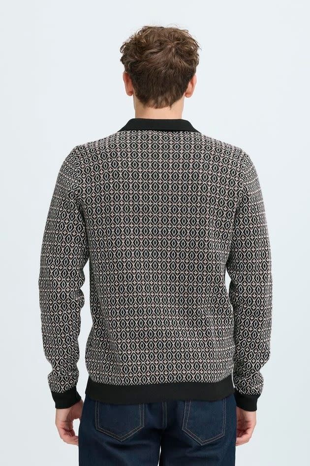 Casual Friday 20506036 Wik Jacquard Knit Black Beauty