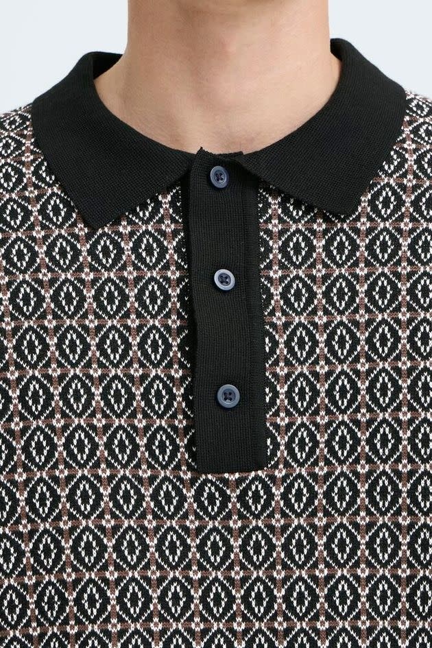 Casual Friday 20506036 Wik Jacquard Knit Black Beauty