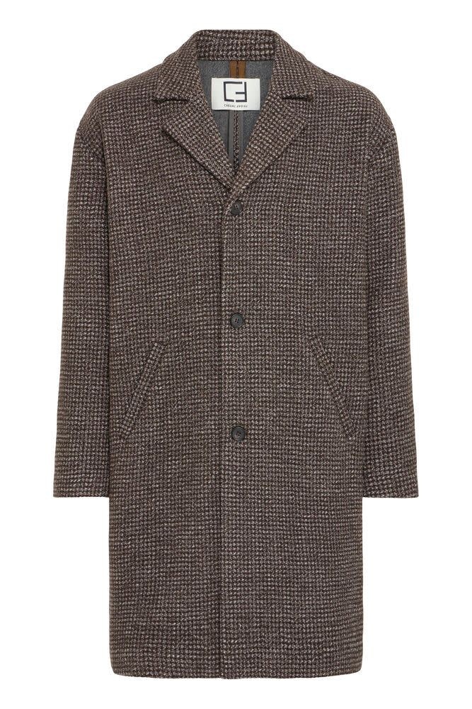 Casual Friday 20506061 Fridolf Houndstooth Coat Demitasse  Brown