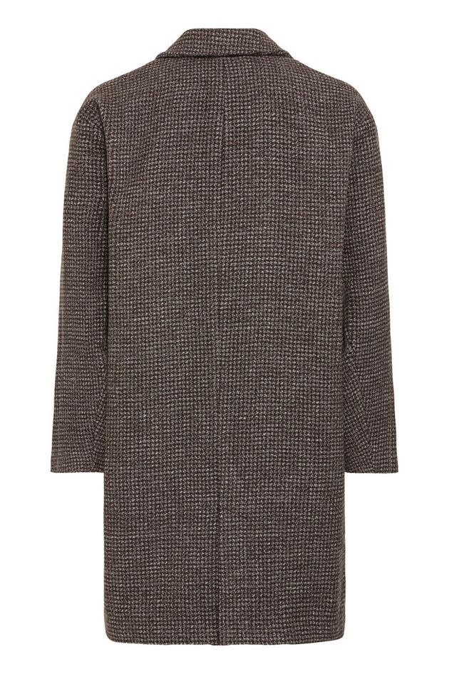 Casual Friday 20506061 Fridolf Houndstooth Coat Demitasse  Brown