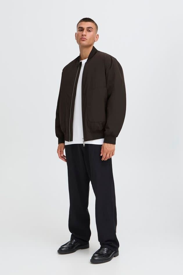 Solid 21108713 Romeo Reversible Bomber Jacket True Black