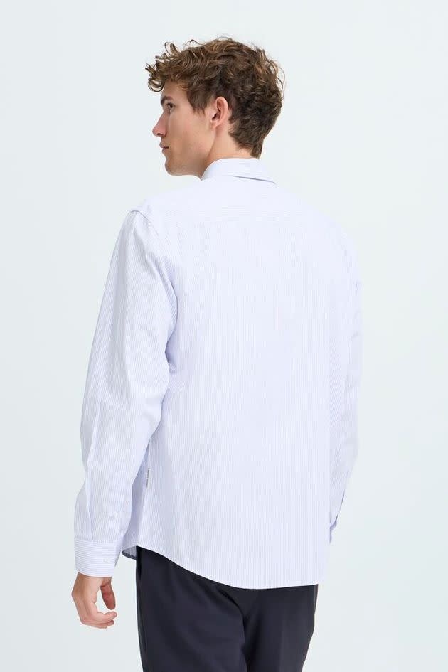 Casual Friday 20506050 Bjørn stripes L/S shirt Snow  White