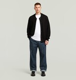 G-Star Honeycomb Structure Cardigan Knit Dark Black