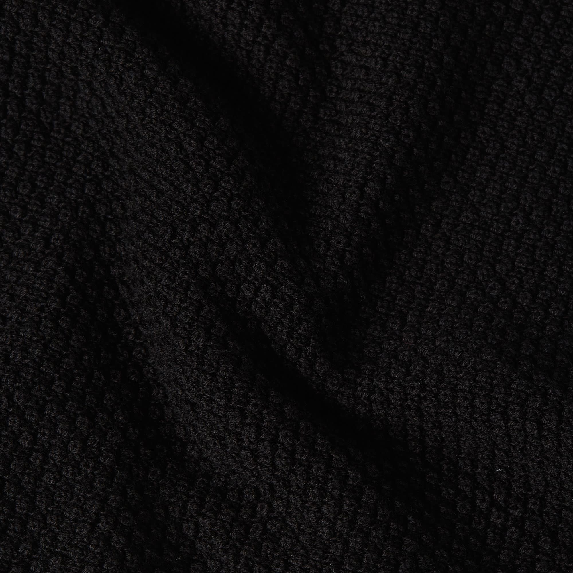 G-Star Honeycomb Structure Cardigan Knit Dark Black