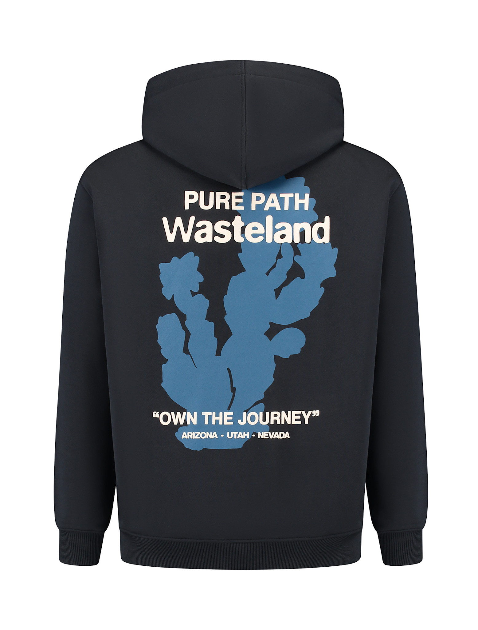 Pure Path 25030304 Desert Wasteland Hooded Sweater Dark Navy