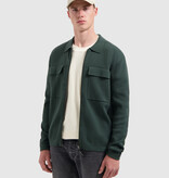 Pure Path 25030817 Heavy Zip Knit Dark Green