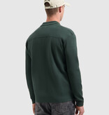 Pure Path 25030817 Heavy Zip Knit Dark Green