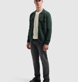 Pure Path 25030817 Heavy Zip Knit Dark Green