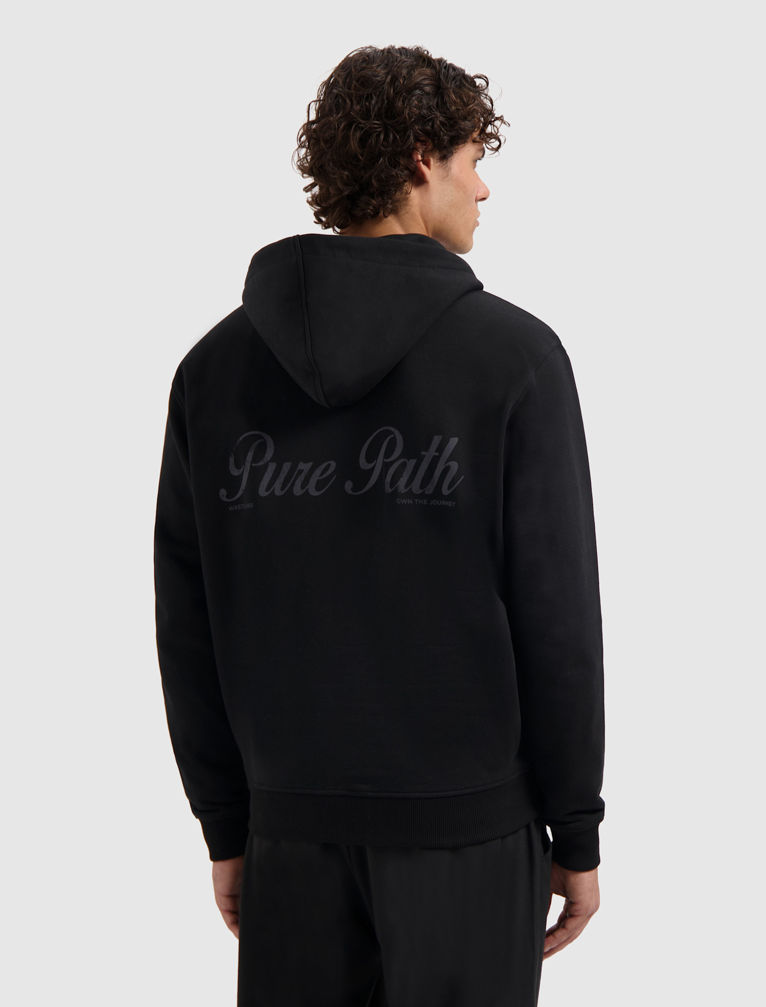 Pure Path 25030306 Essence of Life Zip Hoodie Black