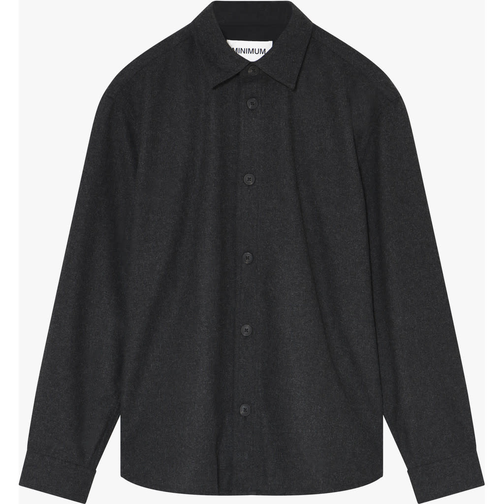 Minimum Minimum Cullen Overshirt 4466 Dark Grey Melange