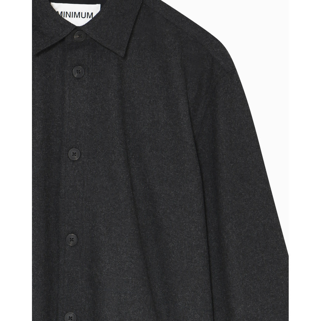 Minimum Cullen Overshirt 4466 Dark Grey Melange