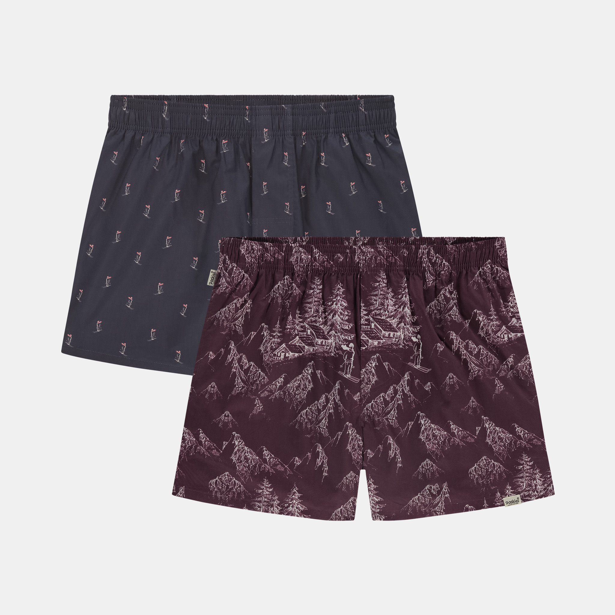 Pockies Pockies 2 Pack Cabin Boxers