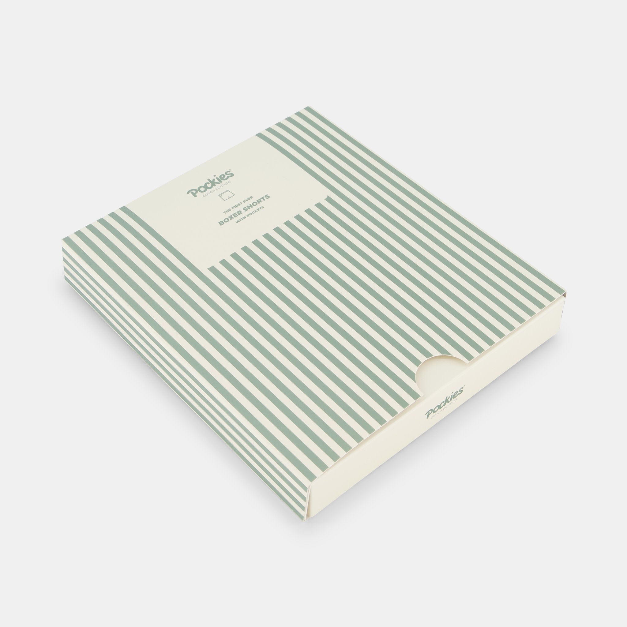 Pockies Pockies Striped Boxer Green