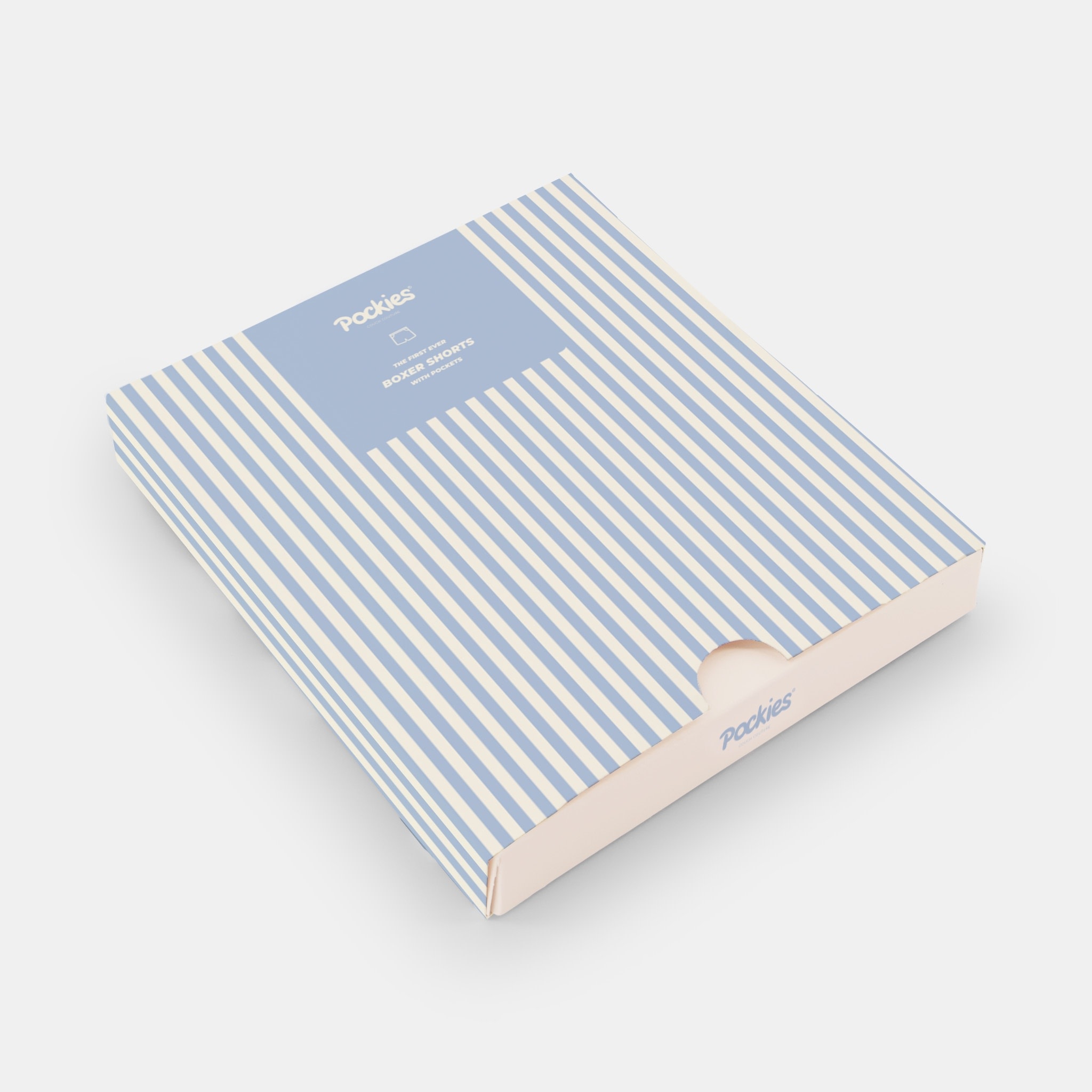 Pockies Pockies Striped Boxer Ice Blue