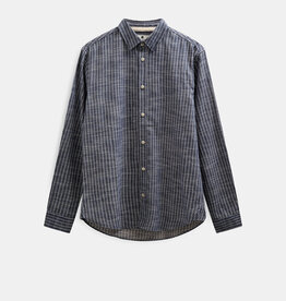 Anerkjendt Leif Stripe 2 L/S Shirt 902176 Sky Captain