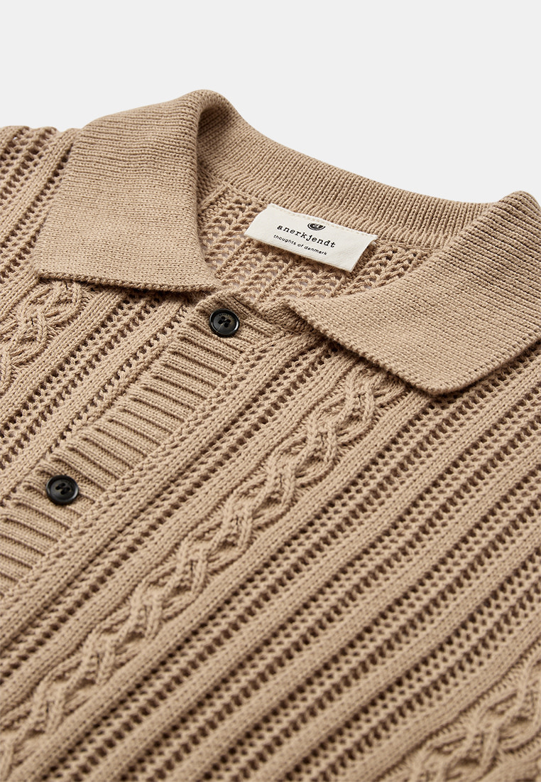 Anerkjendt Anerkjendt Samuel Cable Knit 902222 Incense