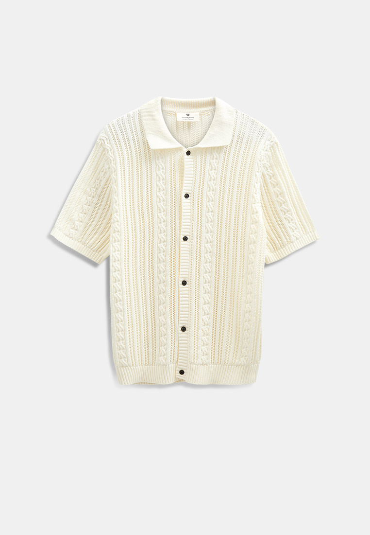 Anerkjendt Anerkjendt Samuel Cable Knit 902222 Tofu