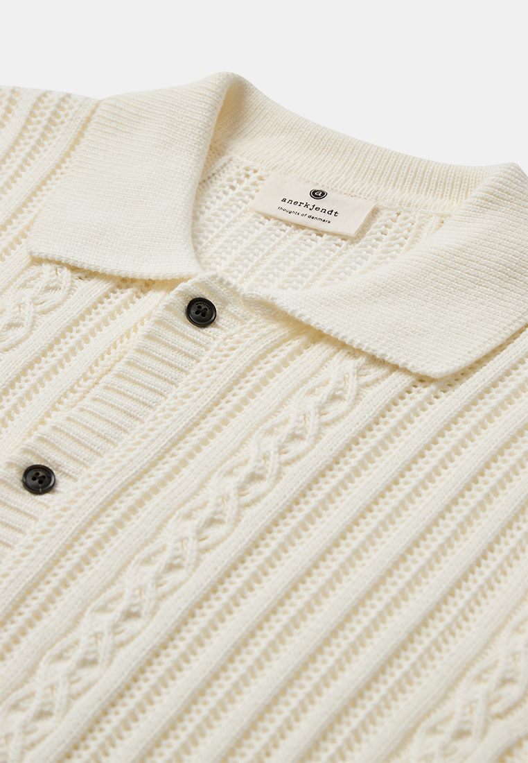 Anerkjendt Samuel Cable Knit 902222 Tofu