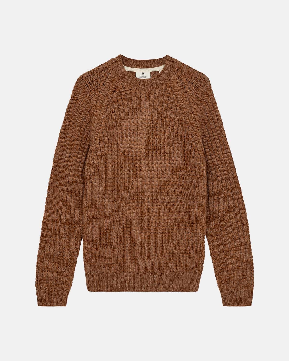 Anerkjendt Anerkjendt Sune Structure Knit 902025 Golden Brown