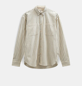 Anerkjendt Lasse Stripe L/S Shirt 902178 Tofu