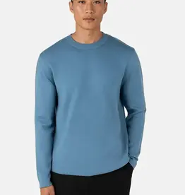 Ciszere Clark Knitted Crew Neck Knit Copen Blue