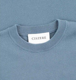 Ciszere Clark Knitted Crew Neck Knit Copen Blue