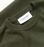Ciszere Clark Knitted Crew Neck Knit Duffel Green