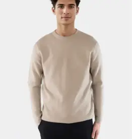 Ciszere Clark Knitted Crew Neck Knit Cappuccino Sand
