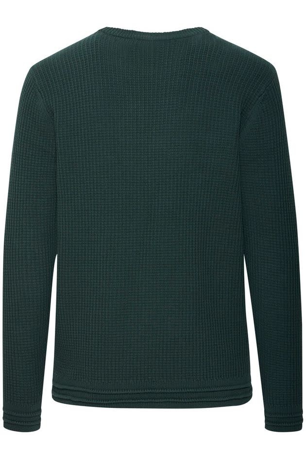 Casual Friday 20505295 Karl Structured Crew Neck Knit Darkest Spruce Green