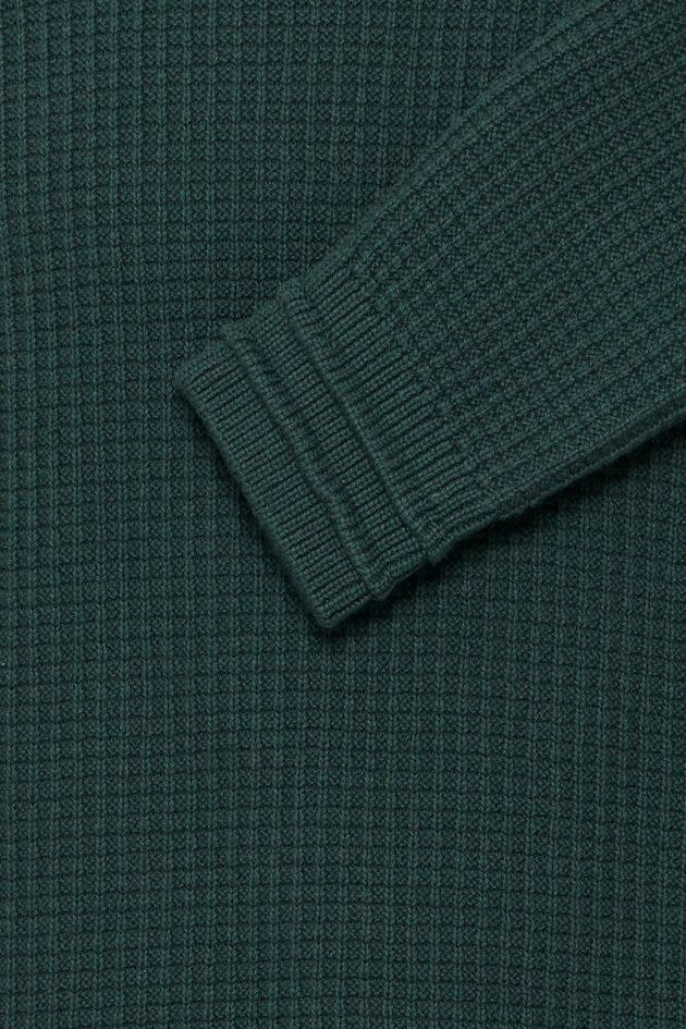 Casual Friday 20505295 Karl Structured Crew Neck Knit Darkest Spruce Green