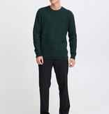 Casual Friday 20505295 Karl Structured Crew Neck Knit Darkest Spruce Green