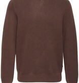 Casual Friday 20506022 Theo 0231 Milano Crew Neck Knit 190712 Demitasse Brown