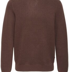 Casual Friday 20506022 Theo 0231 Milano Crew Neck Knit 190712 Demitasse Brown