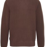 Casual Friday 20506022 Theo 0231 Milano Crew Neck Knit 190712 Demitasse Brown