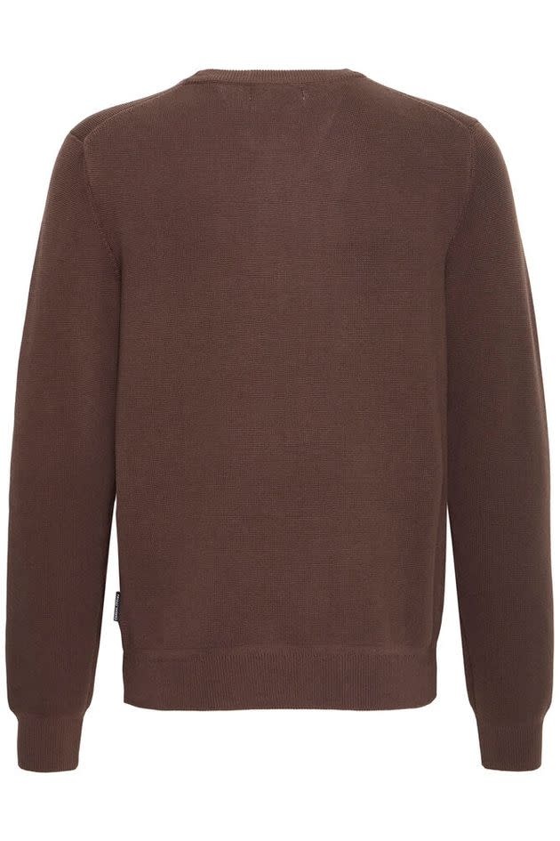 Casual Friday 20506022 Theo 0231 Milano Crew Neck Knit 190712 Demitasse Brown